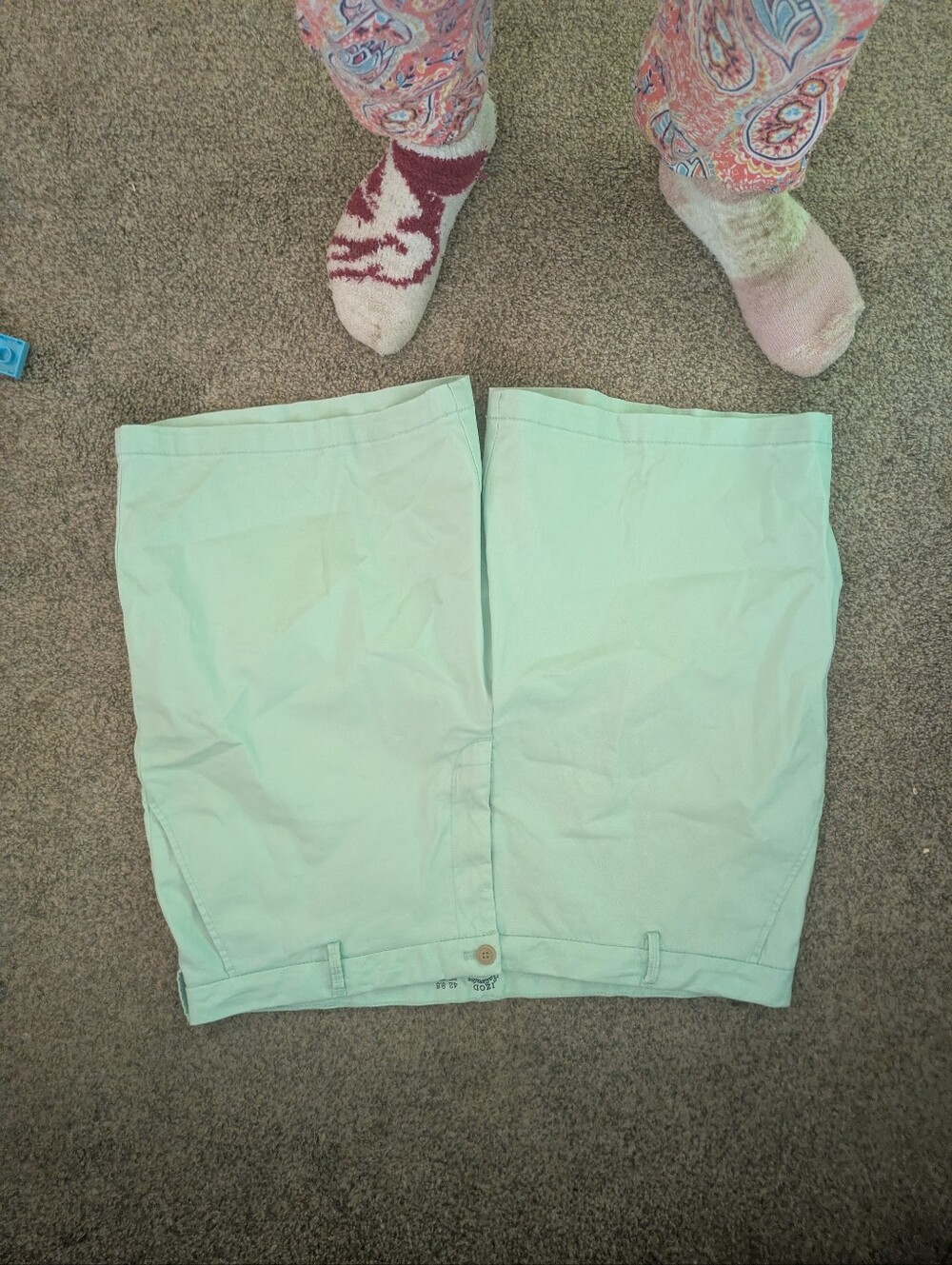Light Mint Green Casual Shorts
